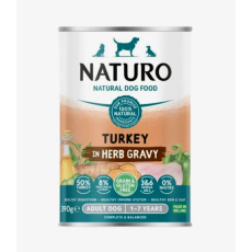 Naturo Natural Dog Food 390g - Turkey in Herb Gravy